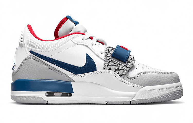 Jordan Legacy 312 Low White French Blue GS 4