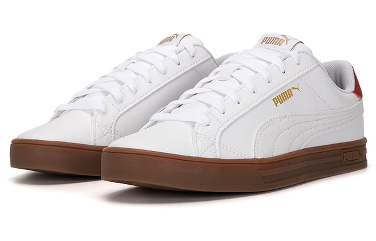 PUMA Smash Vulc V3 Lo 'White Chili Oil Gum' 3