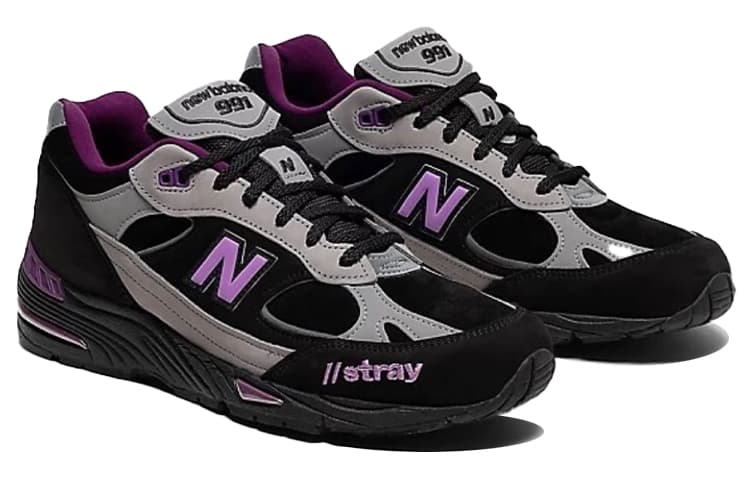 New Balance 991 Stray Rats Black 4