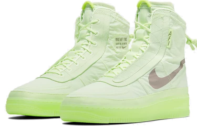 Nike Air Force 1 High Shell Volt Women's 6