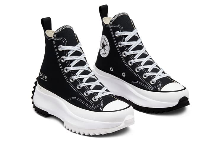 Converse Run Star Hike Hi Holiday Black White 6