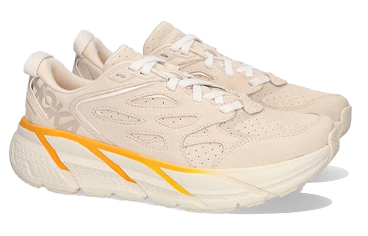 HOKA ONE ONE Clifton L Suede Short Bread All Gender 5