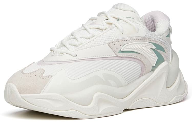 Anta Low-Top Chunky Sneakers Women's Ivory White 6