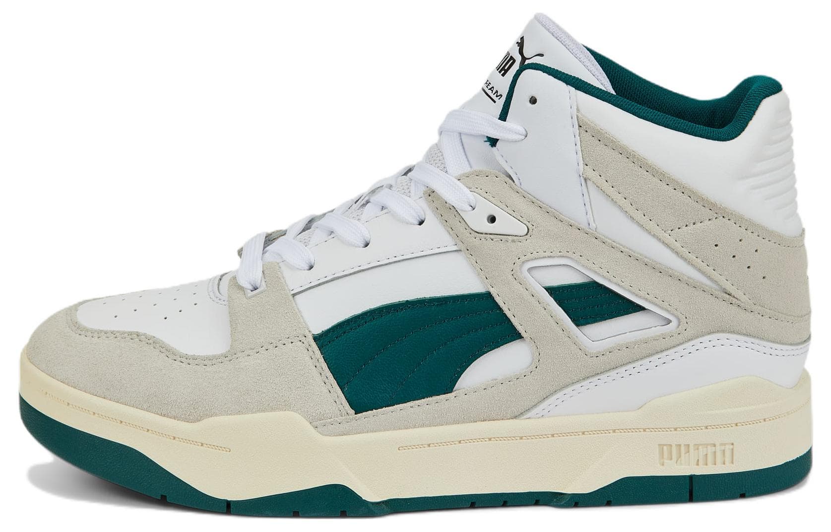 PUMA Slipstream Mid Heritage White Green 2