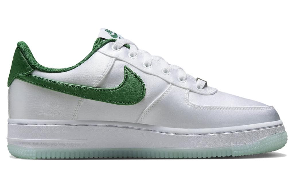 Nike Air Force 1 Low '07 Satin White Pine Green Women's 4