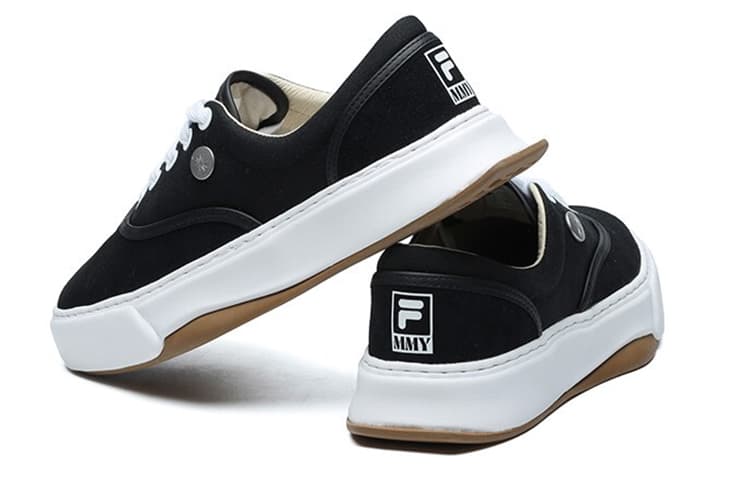 FILA Mihara X FILA Fashion Court FM 10 Low Top Sneakers Black Women's 2