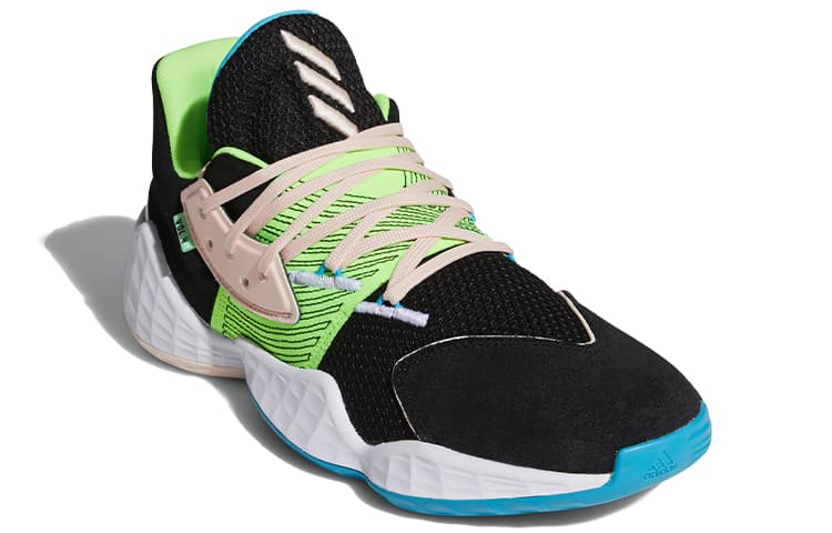 Adidas Harden Vol. 4 Black Pink Green 6