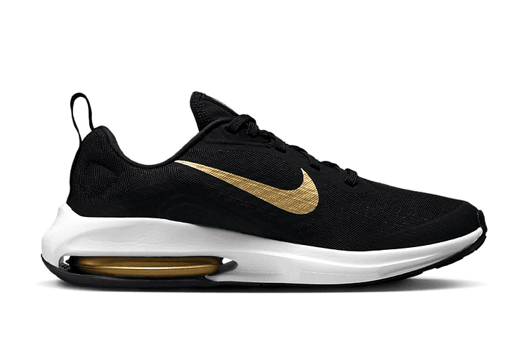 Nike Air Zoom Arcadia 2 Black Metallic Gold GS 4