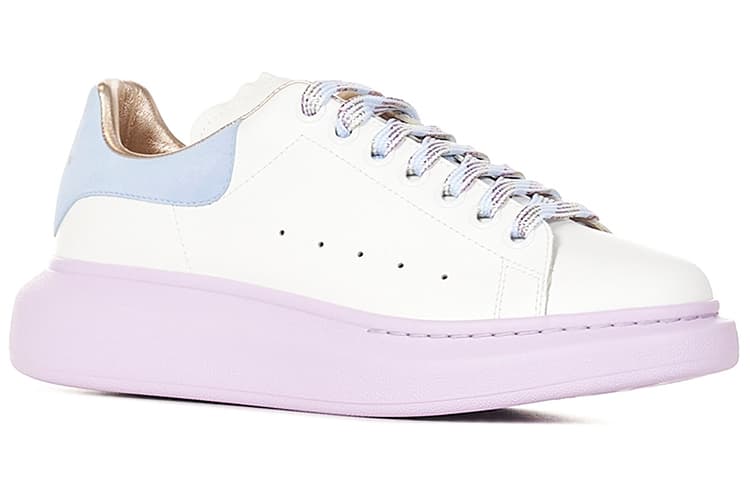 Alexander McQueen Oversized Sneaker 'White Blue Lilac' Women's 4