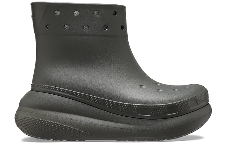 Crocs Classic Crush Rain Boot Dusty Olive Women's 4