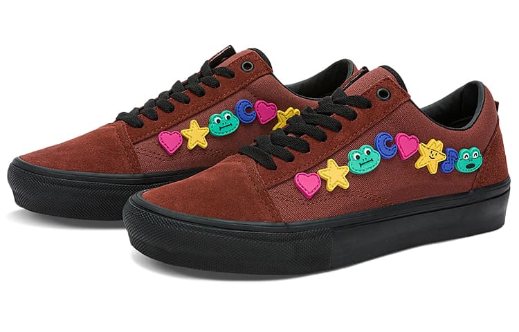 Old Skool Frog Skateboards X Skate Vans 'Brown' 4