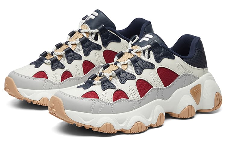 FILA Jagger Low Running Shoes White/Red/Blue Women's 5
