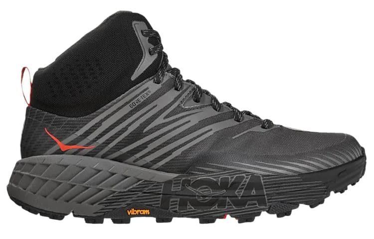 HOKA ONE ONE Speedgoat Mid Gore Tex 2 Black Grey Red 2