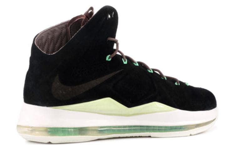 Nike LeBron X Ext Black Suede 5