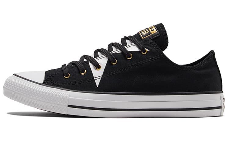 Converse Chuck Taylor All Star Sneakers Black/White/Gold 2