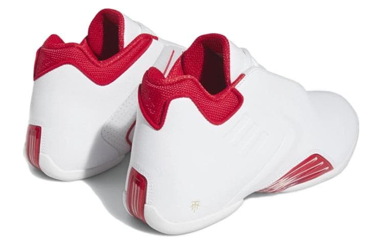 Adidas T Mac 3 Restomod White Better Scarlet 4
