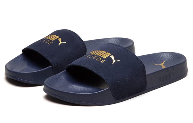 PUMA Leadcat Suede Slippers Blue 6