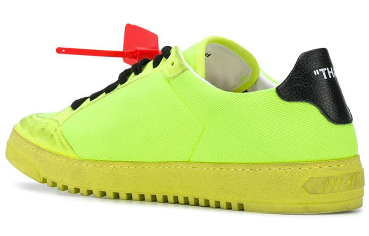 OFF WHITE Low 2.0 Fluo Yellow FW19 6