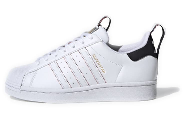 Adidas Superstar 'White Black Heel'