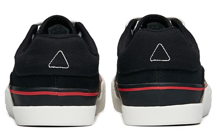 ANTA Ao Li Skateboard Shoes Men Low-Top Black Ivory White