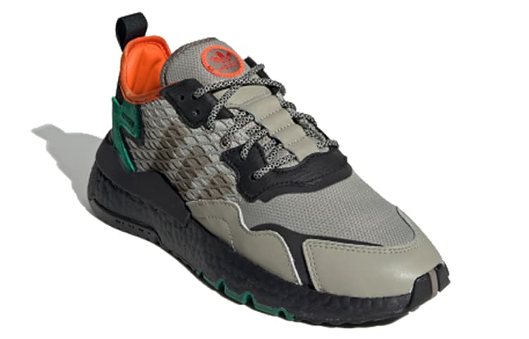 Adidas Originals Nite Jogger Sesame Black Bold Green 3