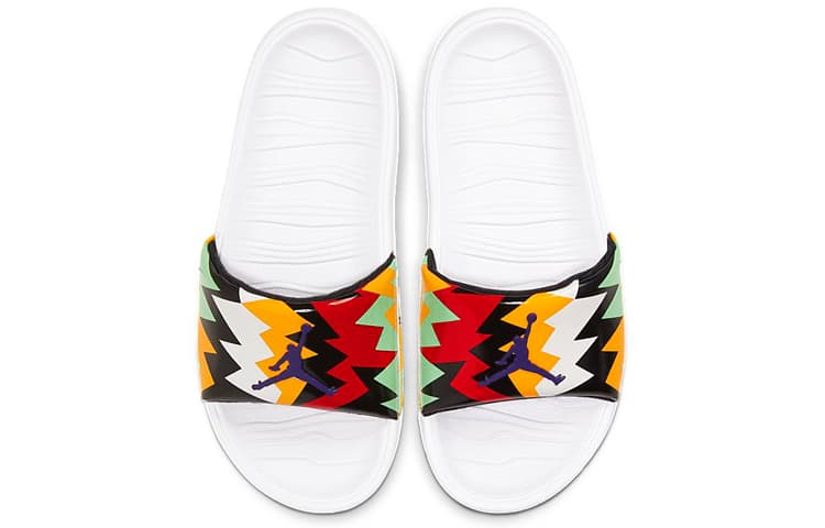 Jordan Break Slide GS 'White Multi-Color' 5