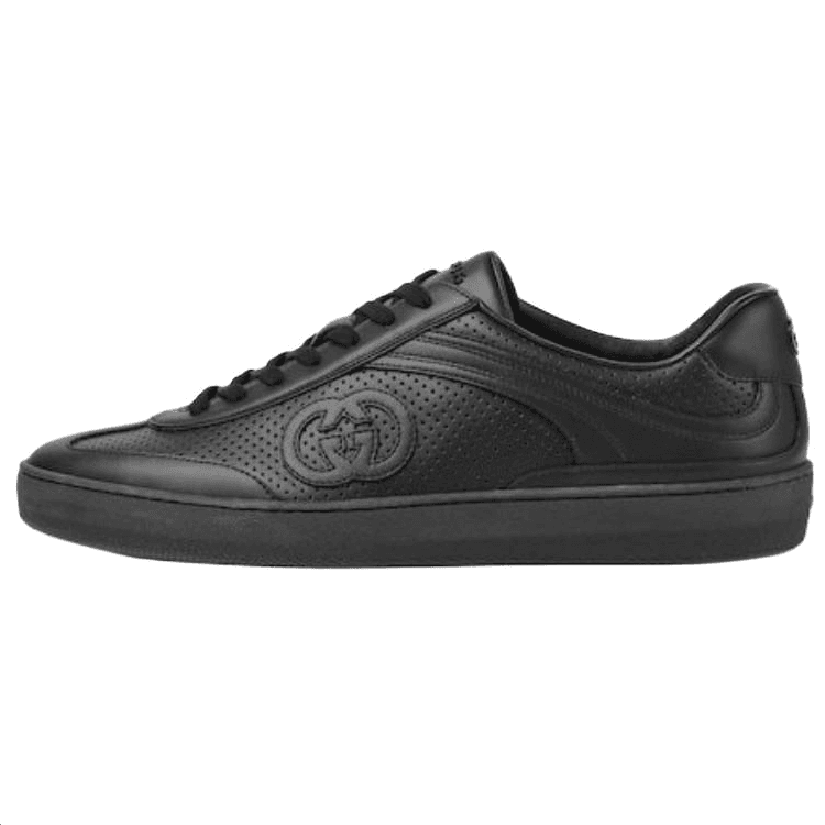 GUCCI Skateboard Shoes Men Low-Top Black 2