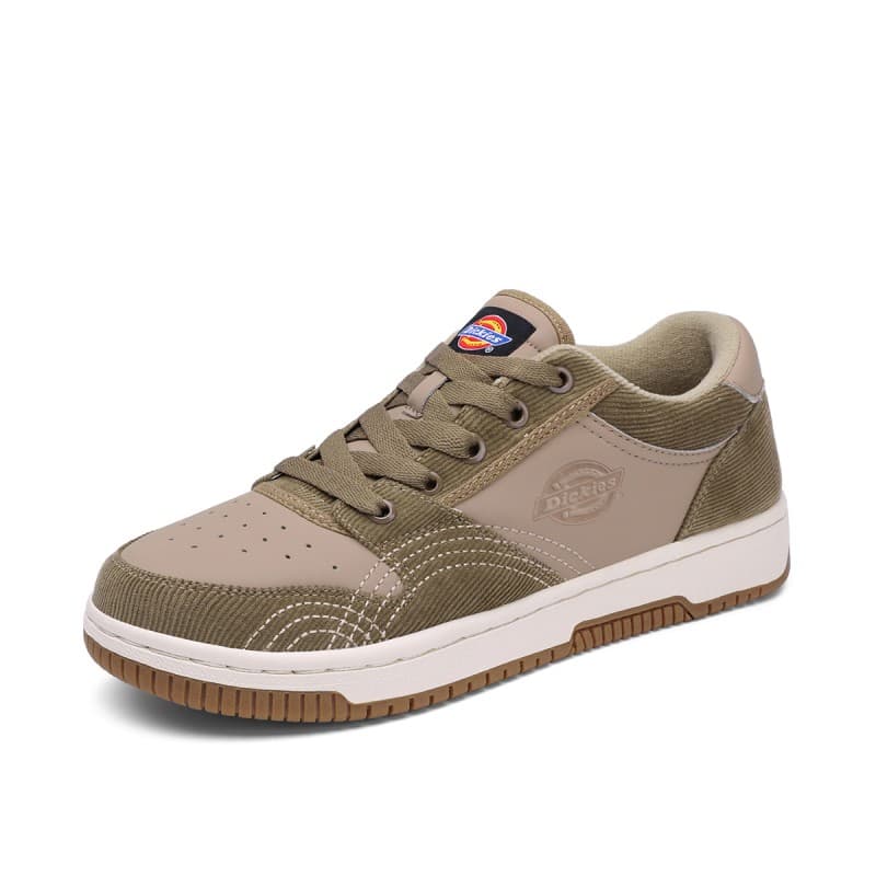 Dickies Low-Top DUNK Skateboard Shoes Men's Dark Khaki 4