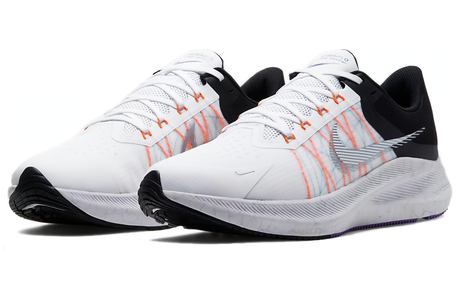 Nike Winflo 8 White Flash Crimson 3