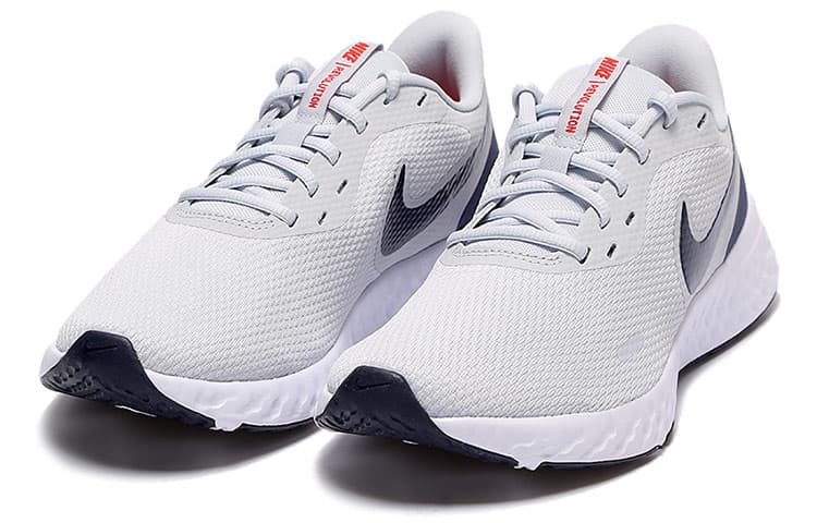 Nike Revolution 5 Premium Pure Platinum Thunder Blue 6