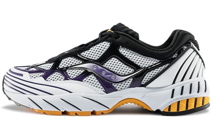 Saucony Grid Web Purple Yellow 2