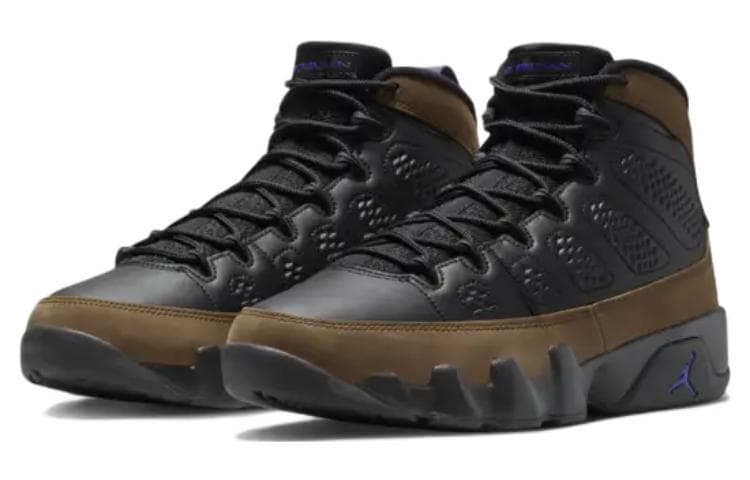 JORDAN 9 Retro Light Olive Concord 6