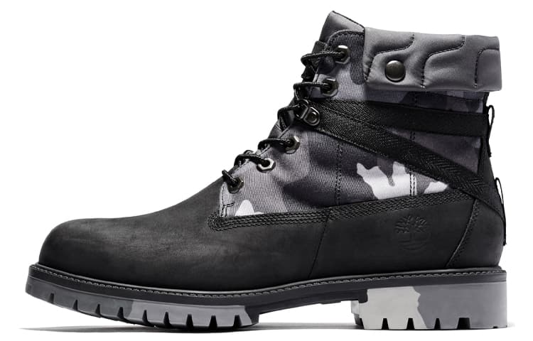 Timberland Heritage EK+ 6 Inch Waterproof Wide Fit Boot 'Grey Camouflage'