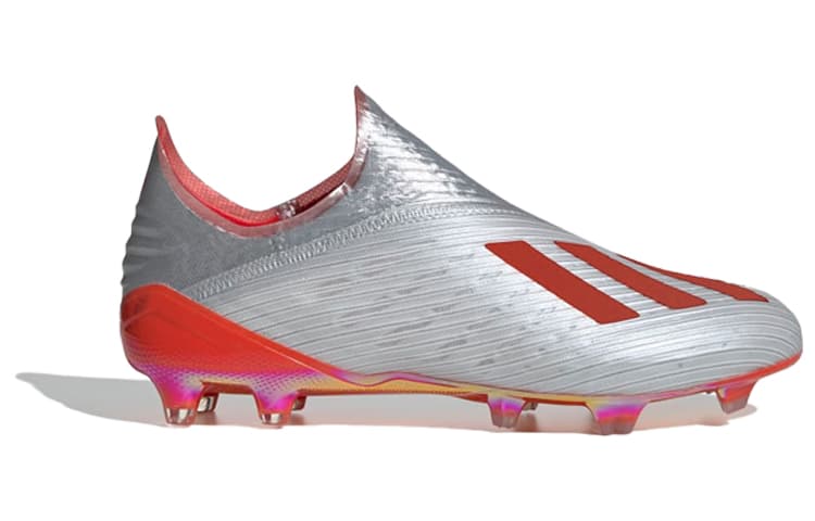 Adidas X 19+ Fg Silver Metallic Hi Res Red 3