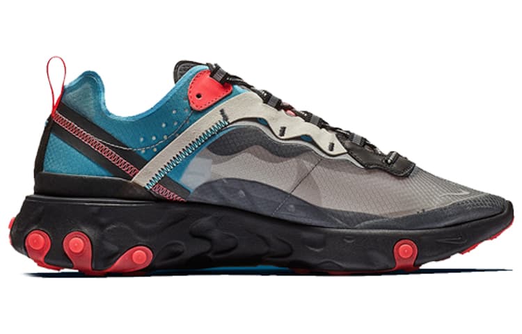Nike React Element 87 Blue Chill Solar Red 4