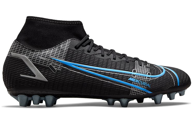 Nike Mercurial Superfly 8 Academy Ag Artificial Grass 'Black Blue' 4