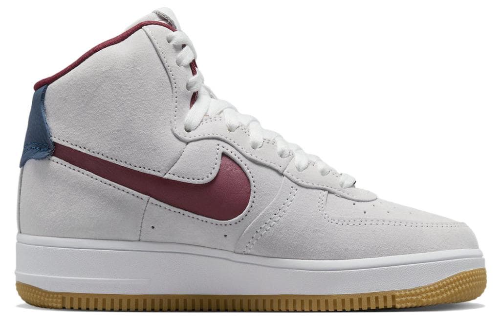 Nike Air Force 1 High Sculpt Grey Suede Women's 3