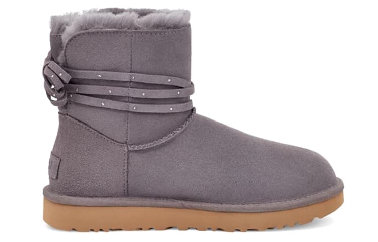 UGG Mini Bailey Bling Bow 'Grey' Women's 4