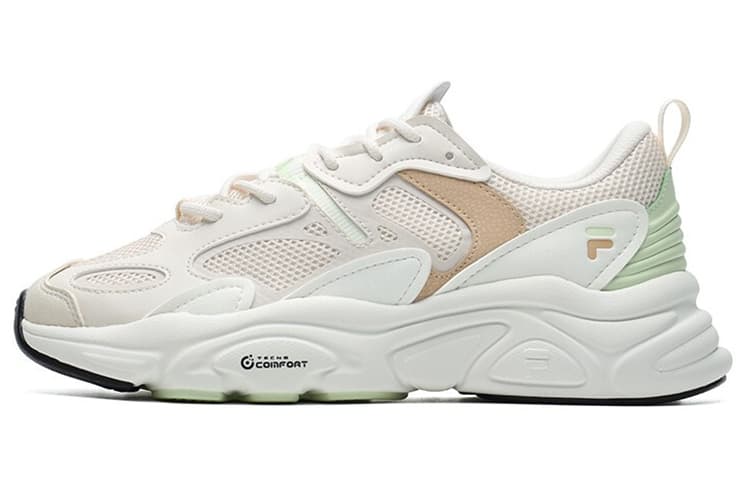 FILA Mars 2 Low Top Daddy Shoes For White/Pink Women's 2