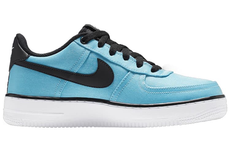 Nike Air Force 1 Lv8 Shift Anti-Slip Wear-Resistant Low-Top Kids' Skateboarding Shoes Ice Blue Teenagers 4
