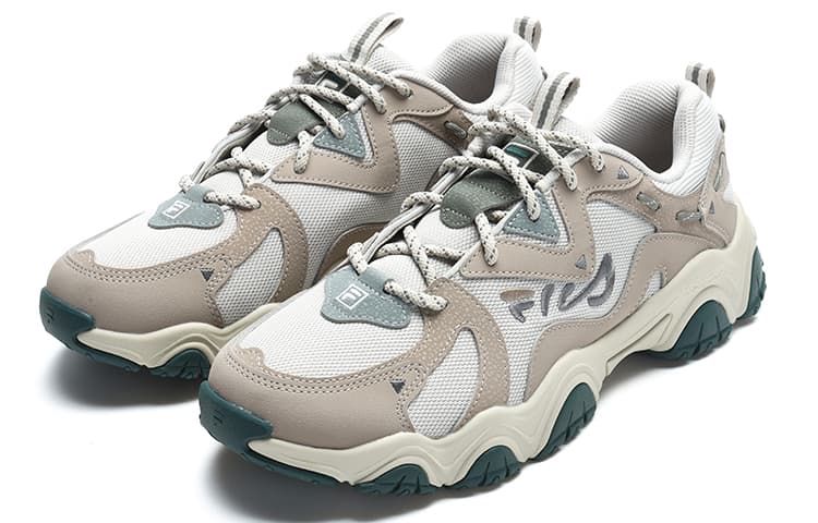 FILA Cat Claw 4.0 Anti-Slip Wear-Resistant Low-Top Casual Shoes Men's Brown White 4