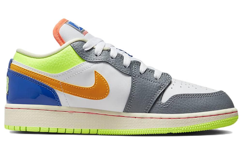 Nike Air Jordan 1 Low Gs Aj1 Junior Kids Women's Casual Lifestyle Shoes 3