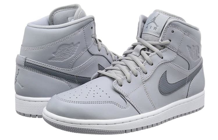 Jordan 1 Retro Mid Wolf Grey Cool Grey 6