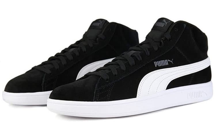 PUMA Smash V2 Mid 'Black White' 6