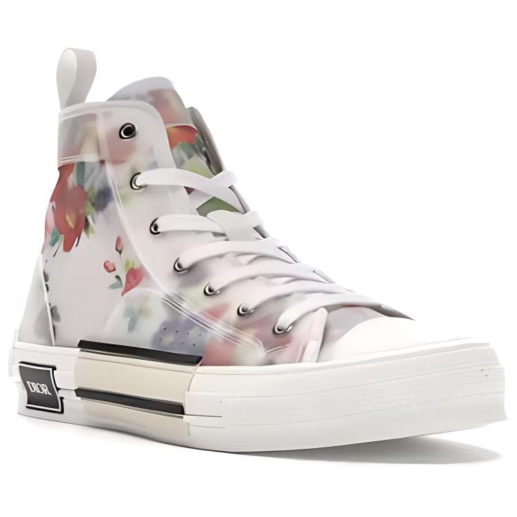 DIOR B23 High Top Flowers Oblique 6