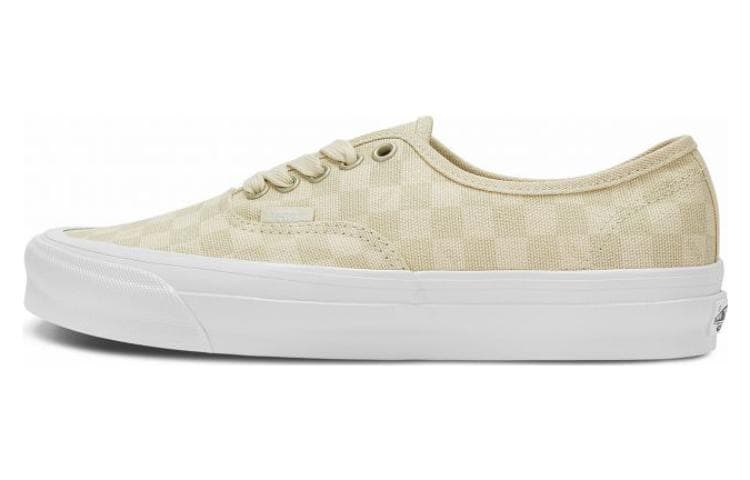 Vans Vault Og Authentic Lx Checkerboard Vintage Cream 2