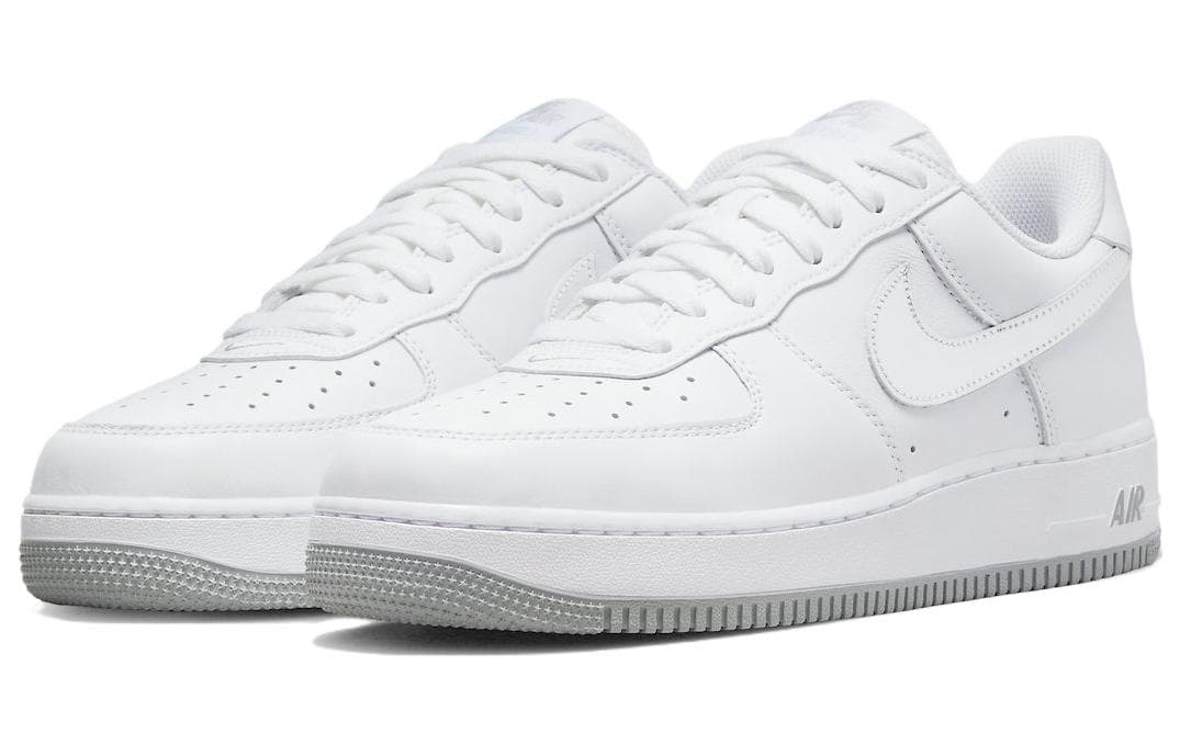 Nike Air Force 1 '07 Low Color Of The Month White Metallic Silver 6