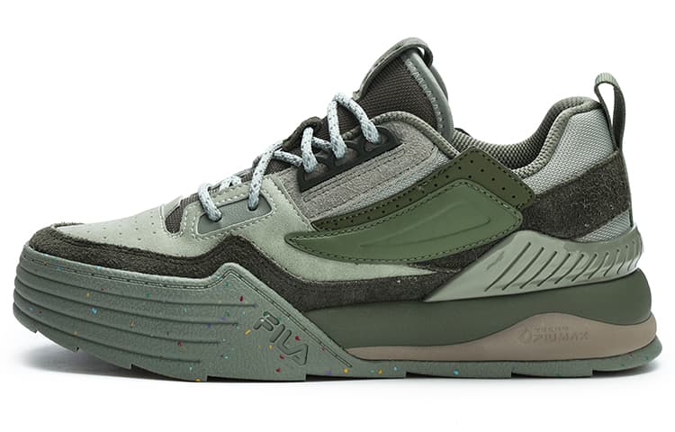 FILA PALA Anti-Slip And Wear-Resistant Lightweight Low-Top Skateboard Shoes Women's Green 2