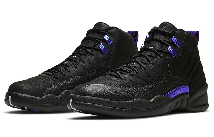JORDAN 12 Retro Black Dark Concord 6
