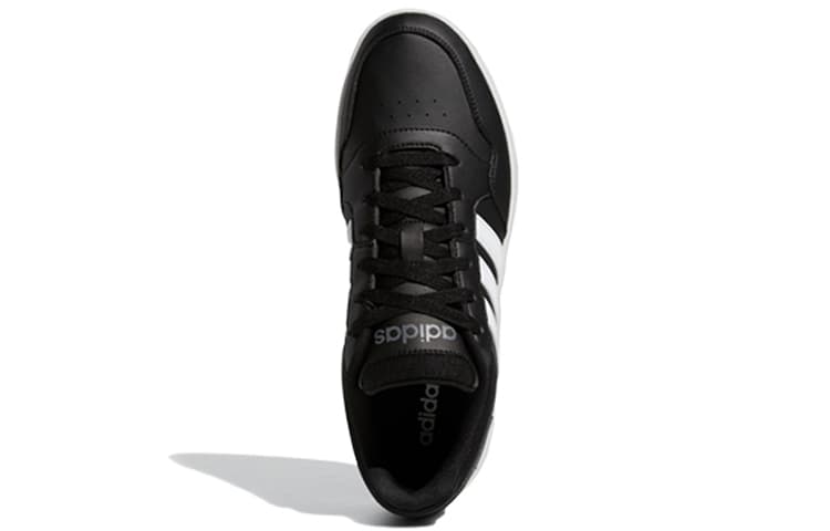 Adidas Neo Hoops 3.0 Low Black White Stripes 6